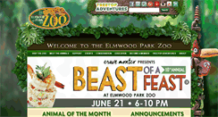 Desktop Screenshot of elmwoodparkzoo.org